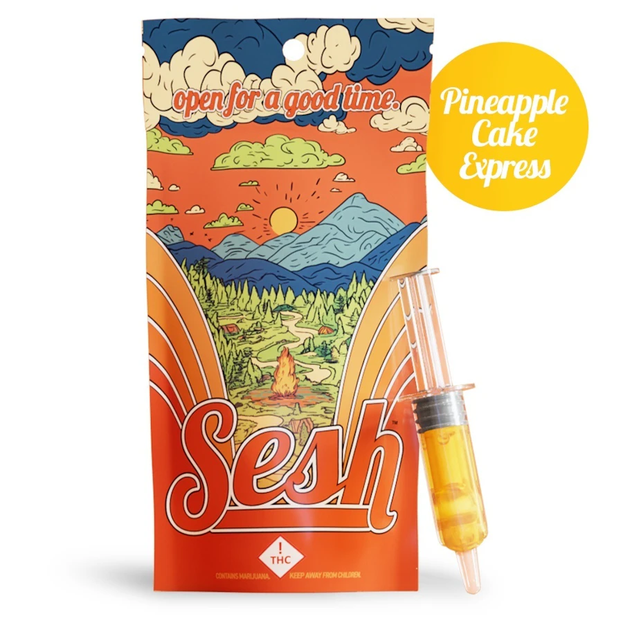 Pineapple Cake Express - Syringe (1000mg) - by Sesh® — solvent listed on the Herbs 4 You menu
