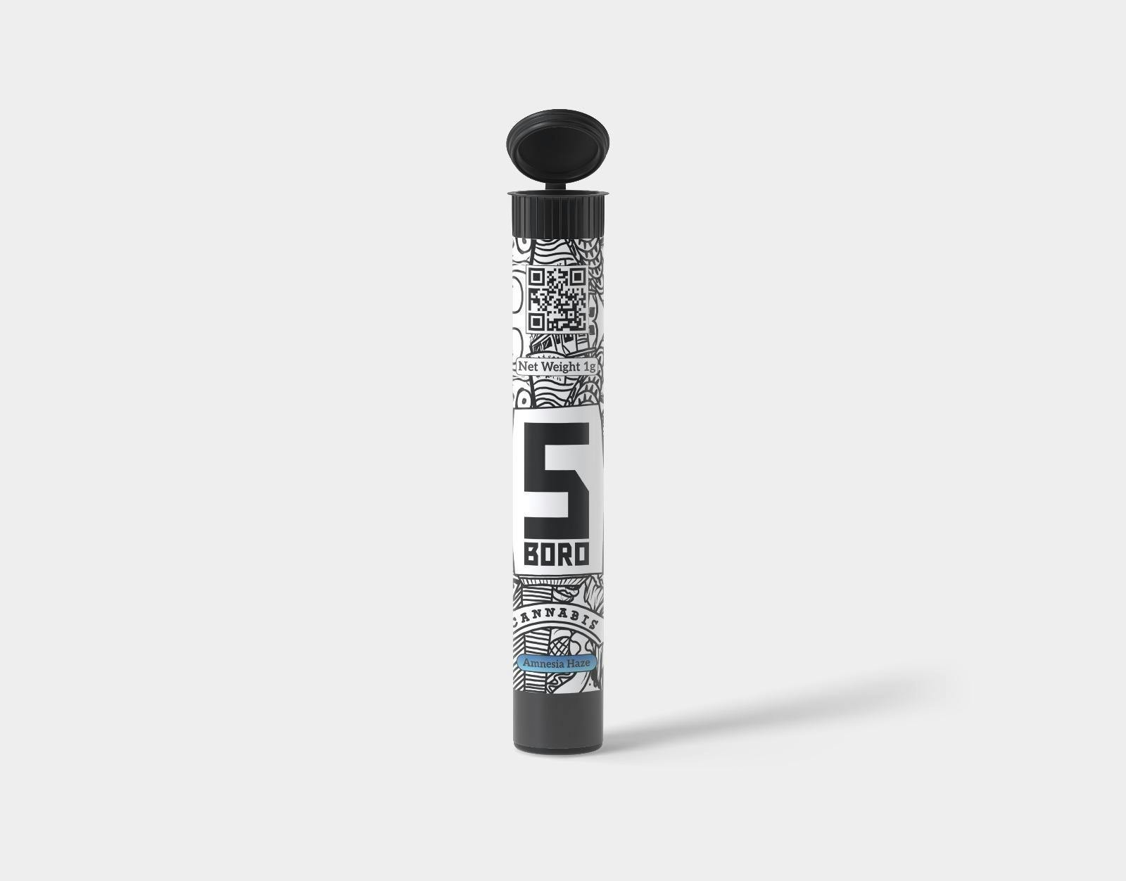 5Boro | Amnesia Haze Pre Roll | 1G