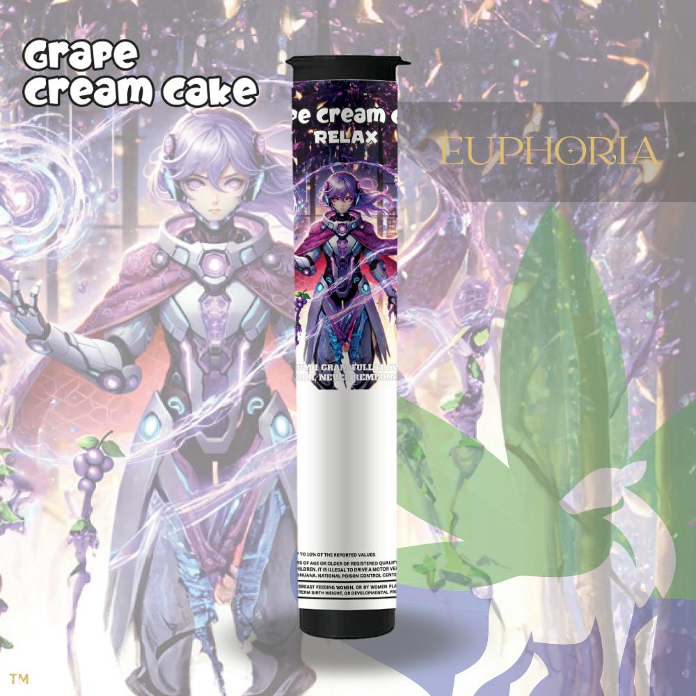 Grape Cream Cake | Euphoria | Pre-Roll | 1g - Euphoria Brand