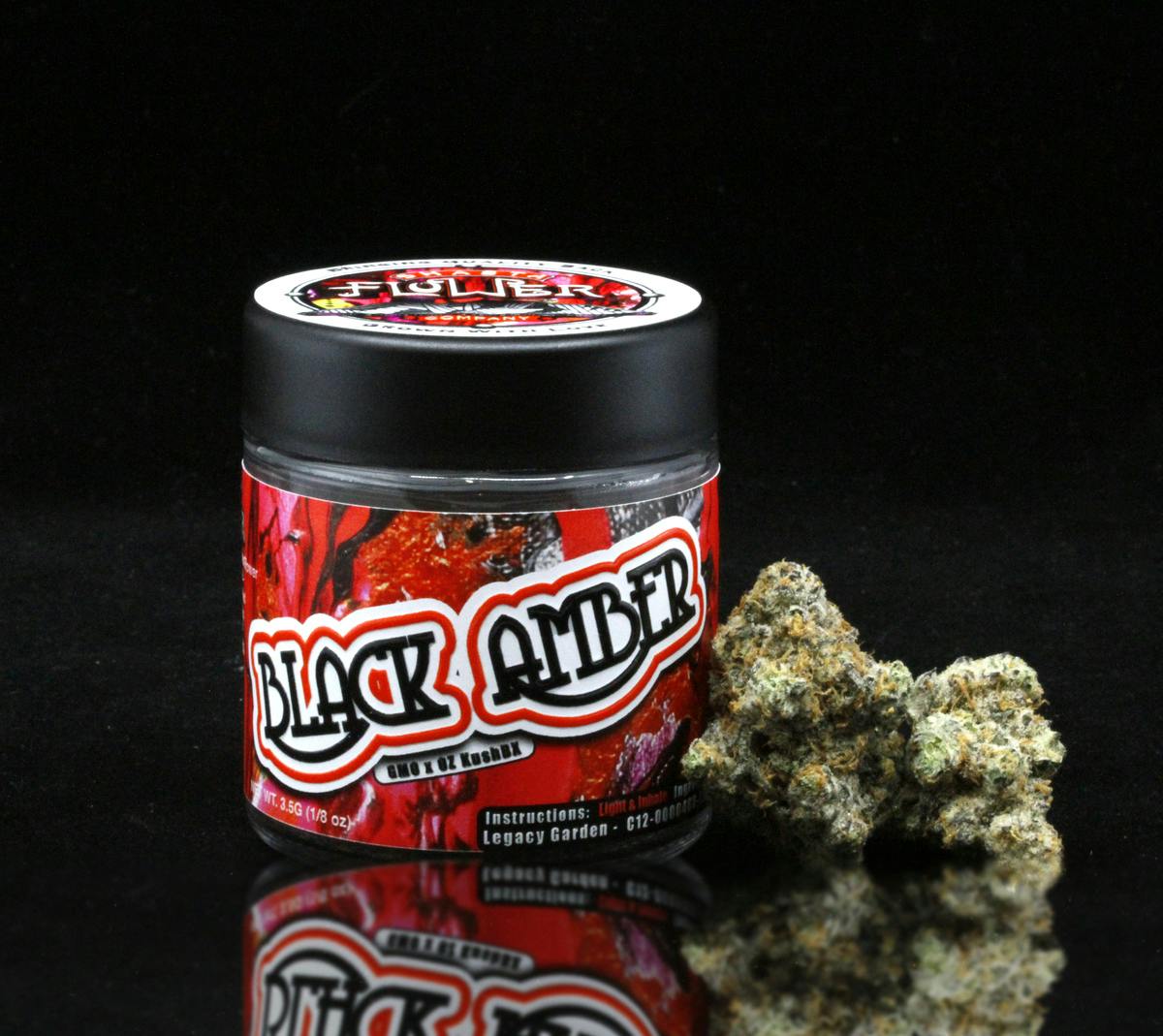 Shasta Flower Co. Black Amber 3.5g - Shasta Flower and Hash Company