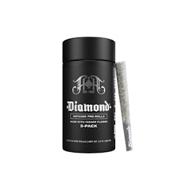 Sour Tangie | Sativa - Diamond Infused 0.5g Each Pre-Roll 5-Pack