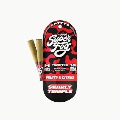 Swirly Temple · TWISTED Fatty's Infused Minis · 0.5g each