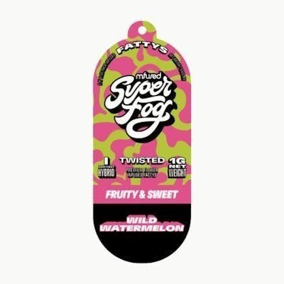 Wild Watermelon · TWISTED Fatty's Infused Minis · 0.5g each