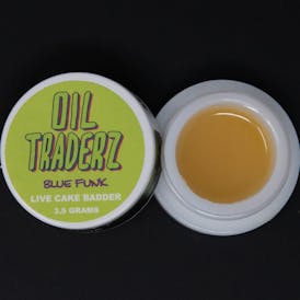 3.5g Blue Funk Live Cake Badder - Oil Traderz (Sativa)