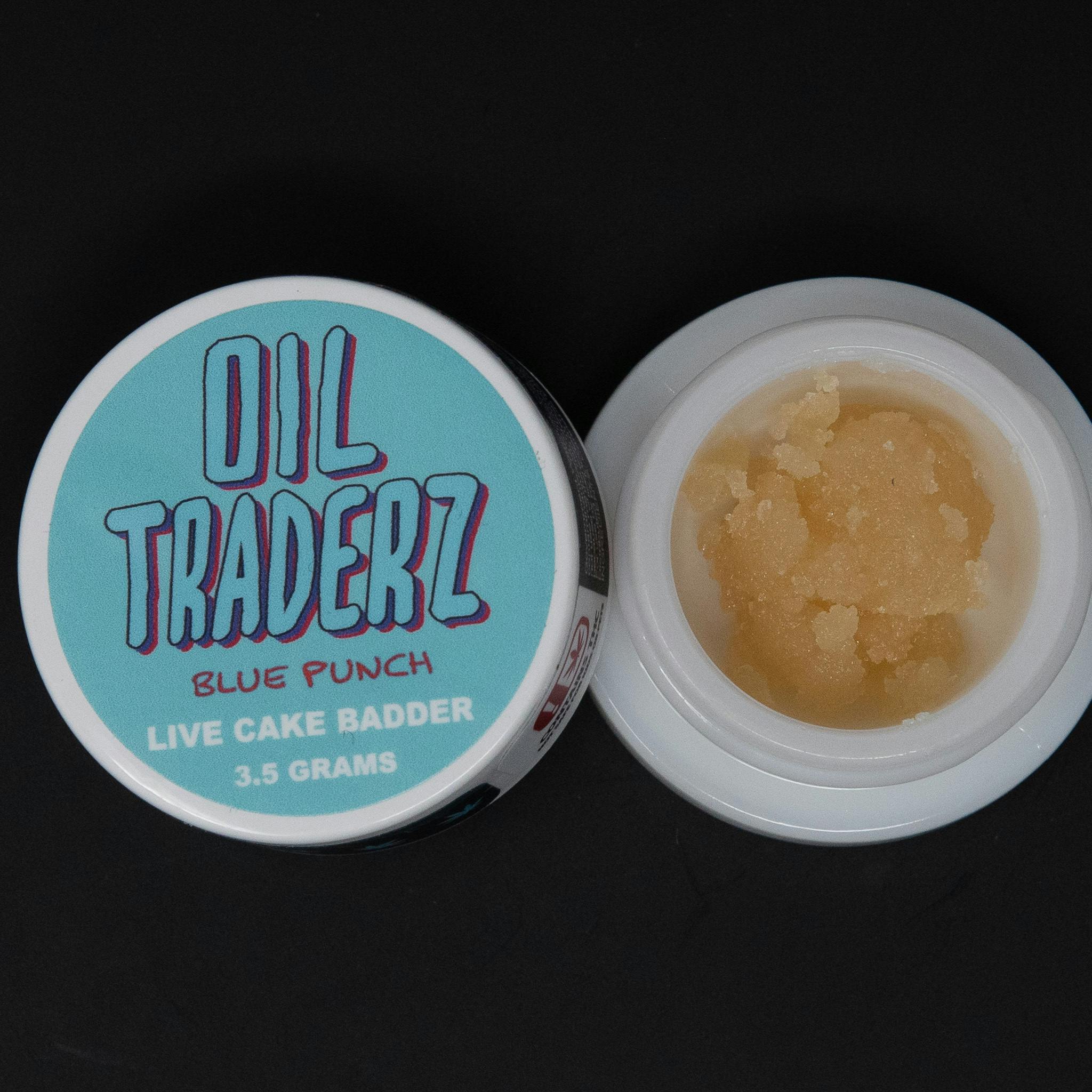 3.5g Blue Punch Live Cake Badder - Oil Traderz (Hybrid)