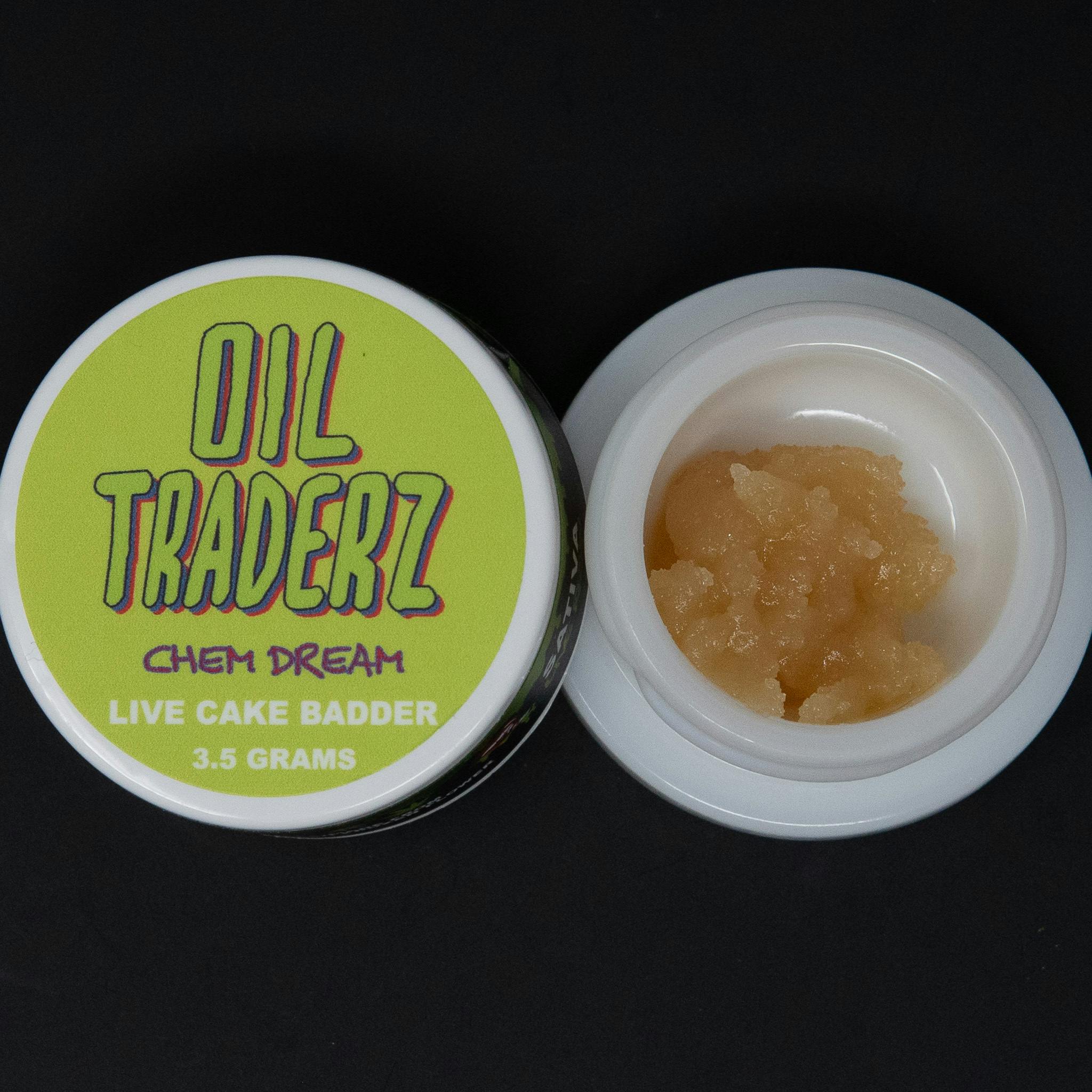 3.5g Chem Dream Live Cake Badder - Oil Traderz (Sativa)