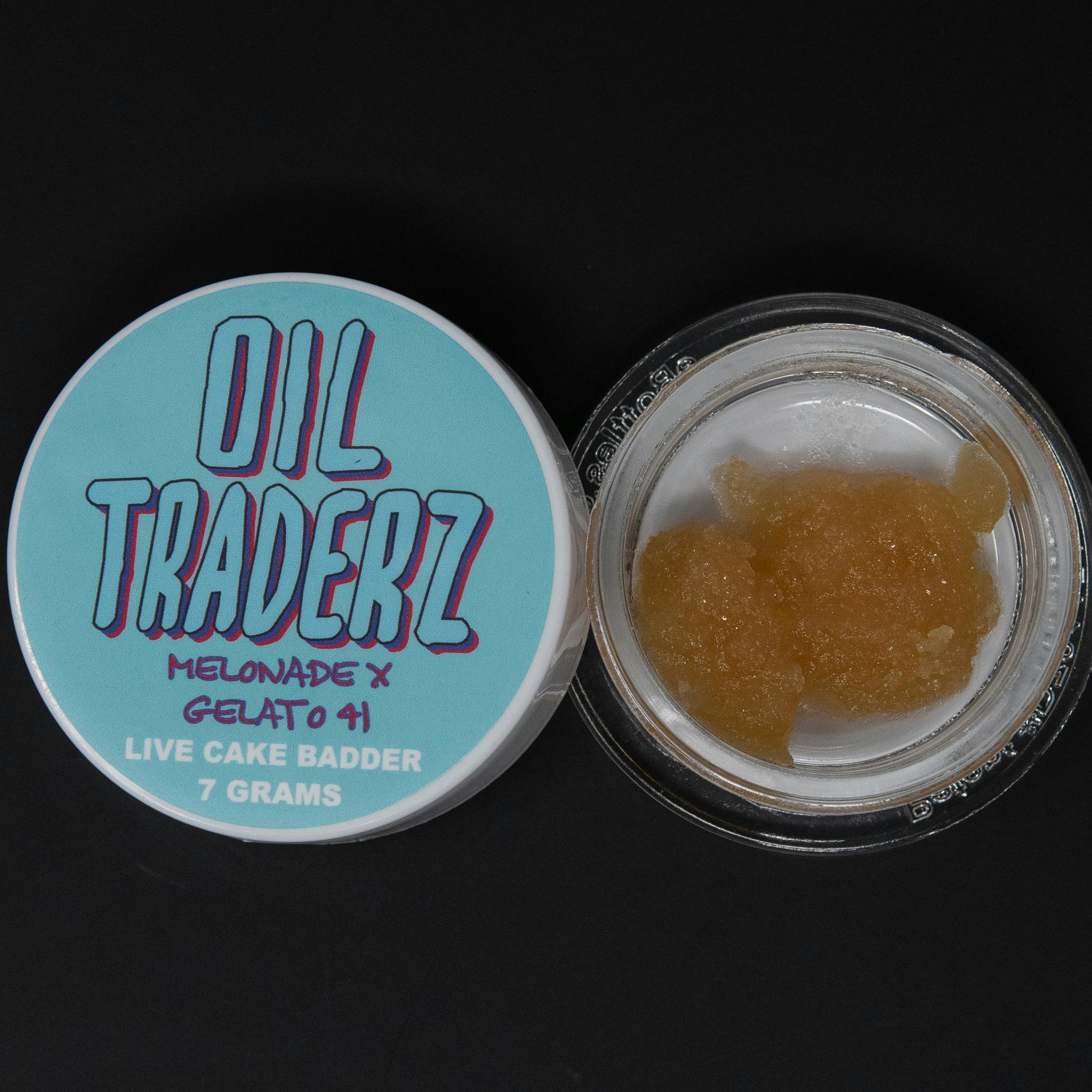 7g Melonade X Gelato 41 Live Cake Badder - Oil Traderz (Hybrid)