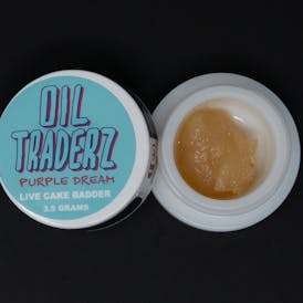 3.5g Purple Dream Live Cake Badder - Oil Traderz (Hybrid)