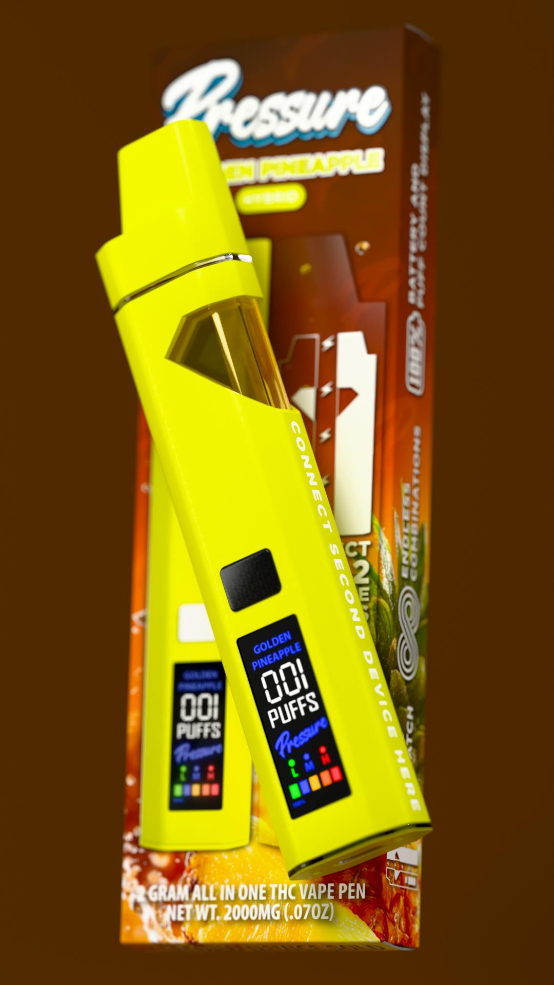 Pressure Extracts | Golden Pineapple | All In One | 1G
