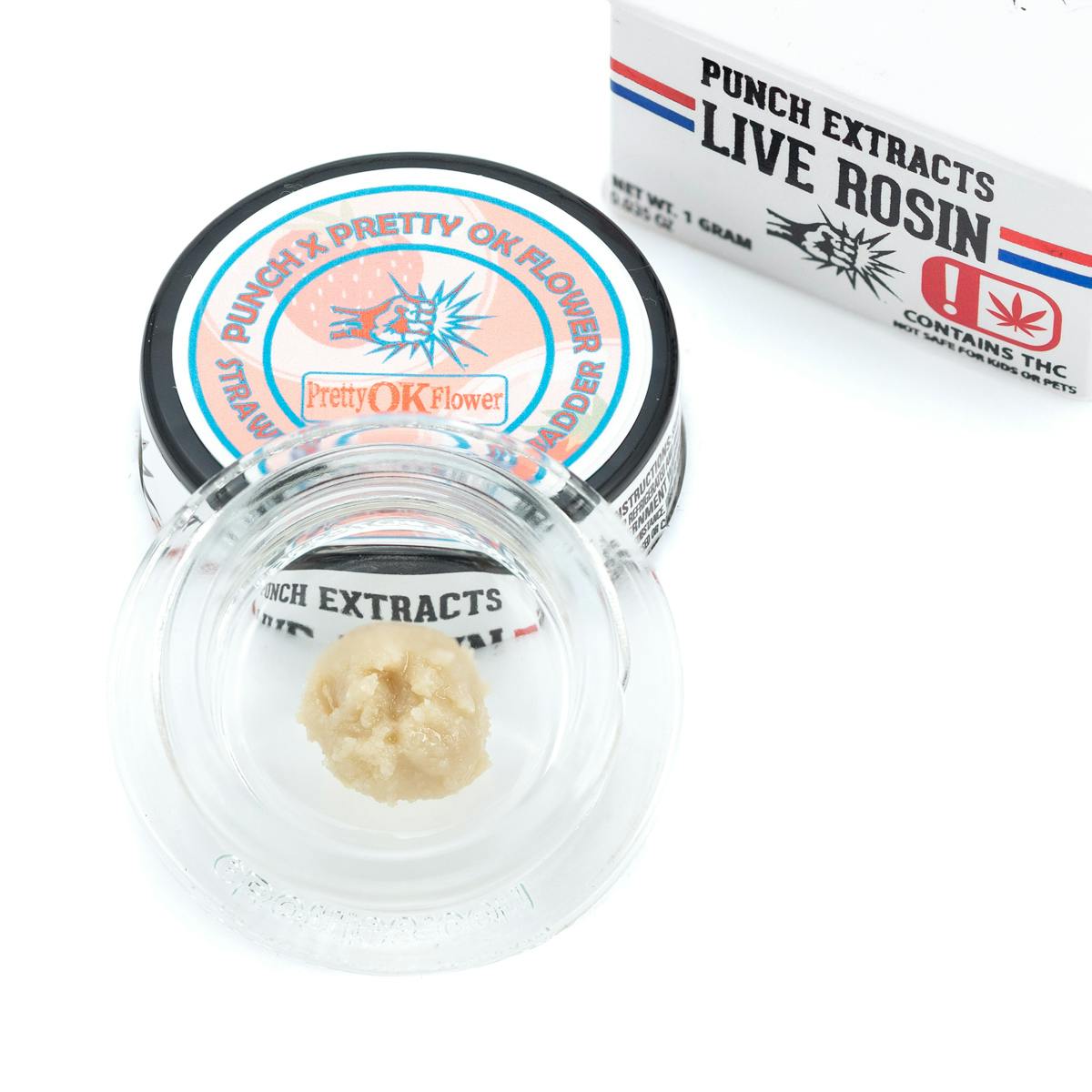Strawberry Bubbles Silver Tier Live Rosin Cold Cure Badder (1g)