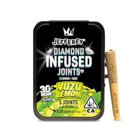 Yuzu Lemon- Jefferey Infused Joint .65g 5 Pack