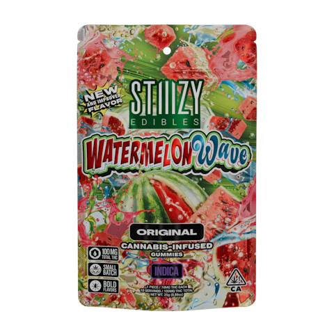 STIIIZY - WATERMELON WAVE - 100MG ORIGINAL EDIBLES, Edibles