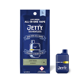 Lost Kush Solventless All-in-One Mini Tank Vape 1g