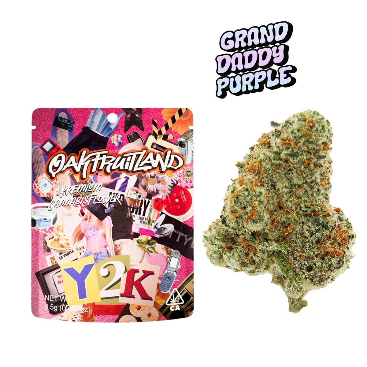 Grandaddy Purple Premium Flower 3.5g - Y2K Series