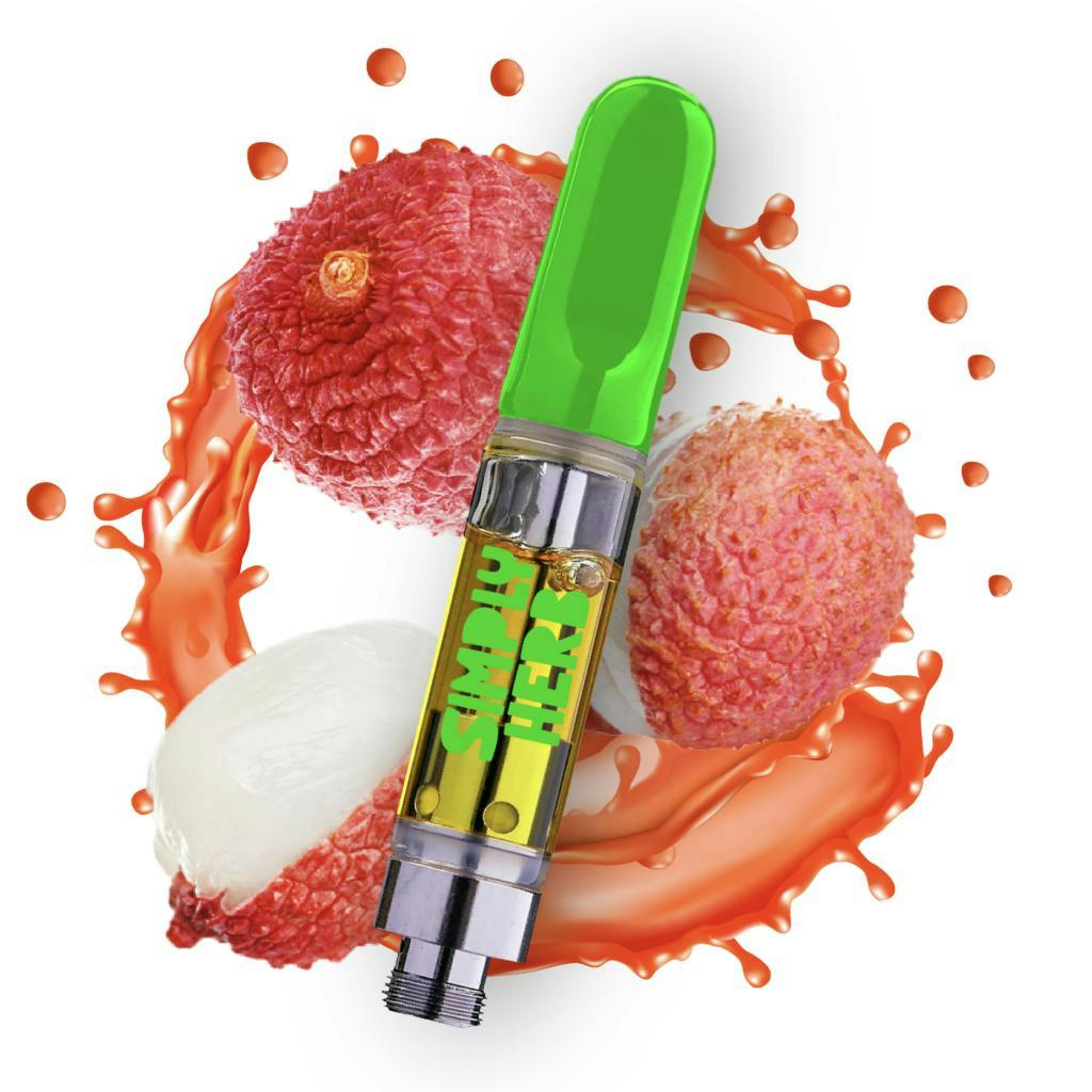 Simply Herb | Lycheeberry Dream | Cartridge 1G at Doobiez - NJ Weed Delivery & Dispensary