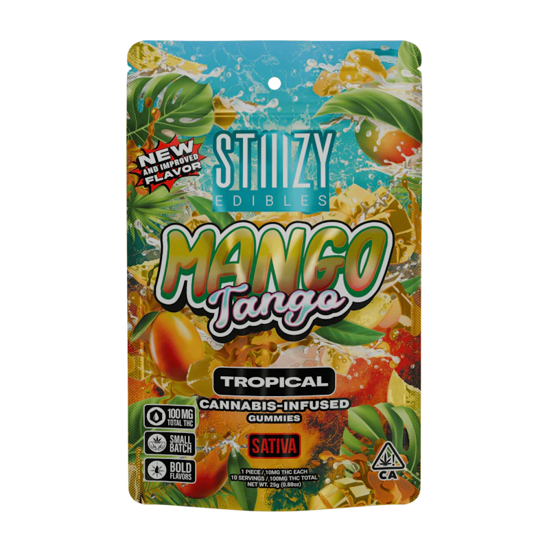 STIIIZY - MANGO TANGO - 100MG TROPICAL EDIBLES, Edibles