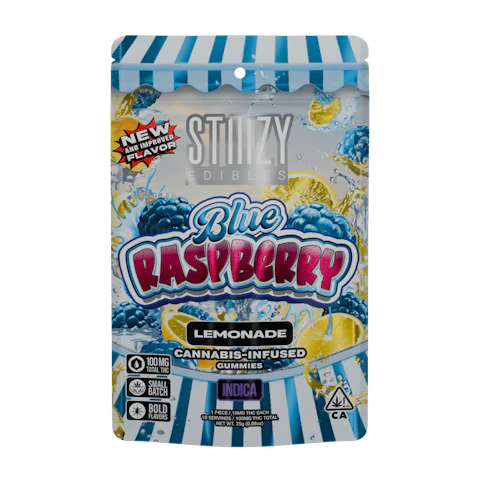 STIIIZY - BLUE RASPBERRY - 100MG LEMONADE EDIBLES, Edibles