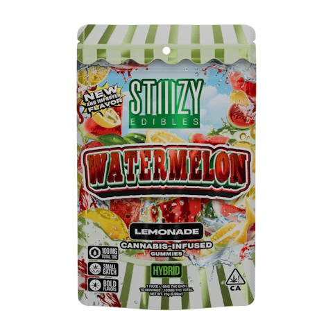 STIIIZY - WATERMELON - 100MG LEMONADE EDIBLES, Edibles