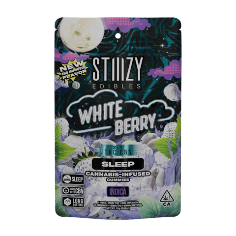 STIIIZY - WHITE BERRY - 100MG SLEEP EDIBLES, Edibles