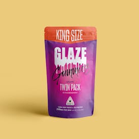 Glaze | Twin Pack Grape + Strawberry Gummies | 200mg