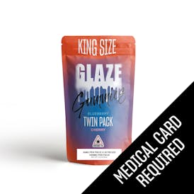 Glaze | Twin Pack Blueberry + Cherry Gummies | 1000mg (MED)