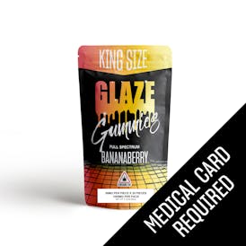Glaze | Full Spectrum | Bananaberry Gummies | 1000mg (MED)