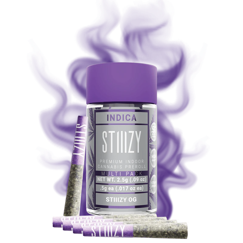 STIIIZY - STIIIZY OG - 2.5G Naked Preroll Multipack, Pre-Rolls