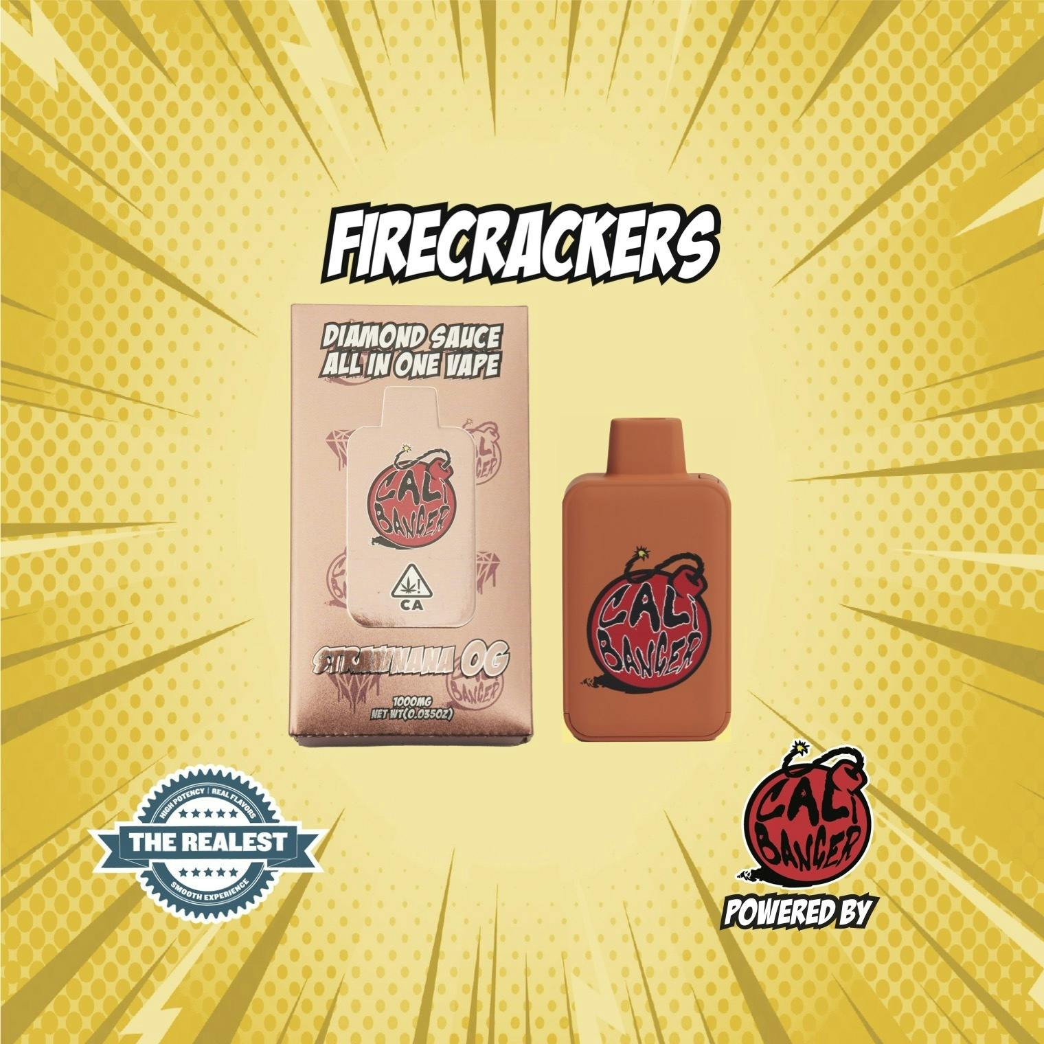Firecracker by Cali Banger: Strawberry Banana