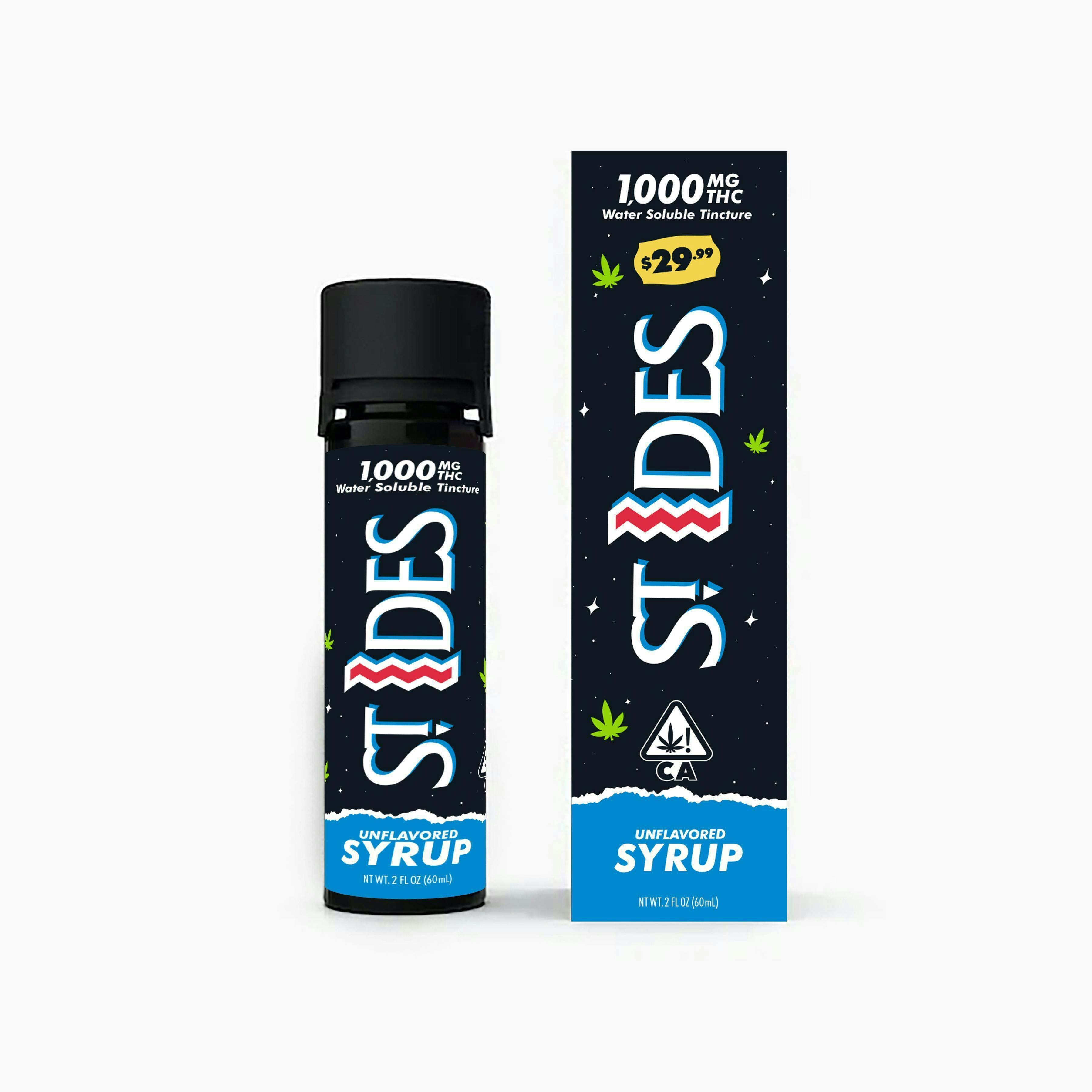 Unflavored Syrup | Tincture | 1000mg THC | 2 fl oz