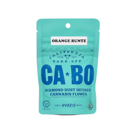 CABO Diamond Dust Infused 3.5g Flower - Orange Runtz - Hybrid