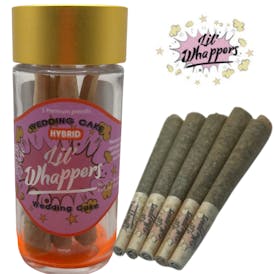 Lil Whappers infused prerolls Wedding Cake pack of 5