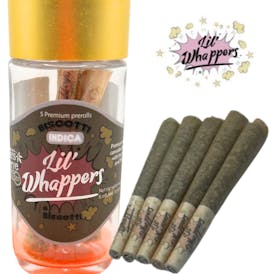 Lil Whappers infused prerolls Biscotti pack of 5