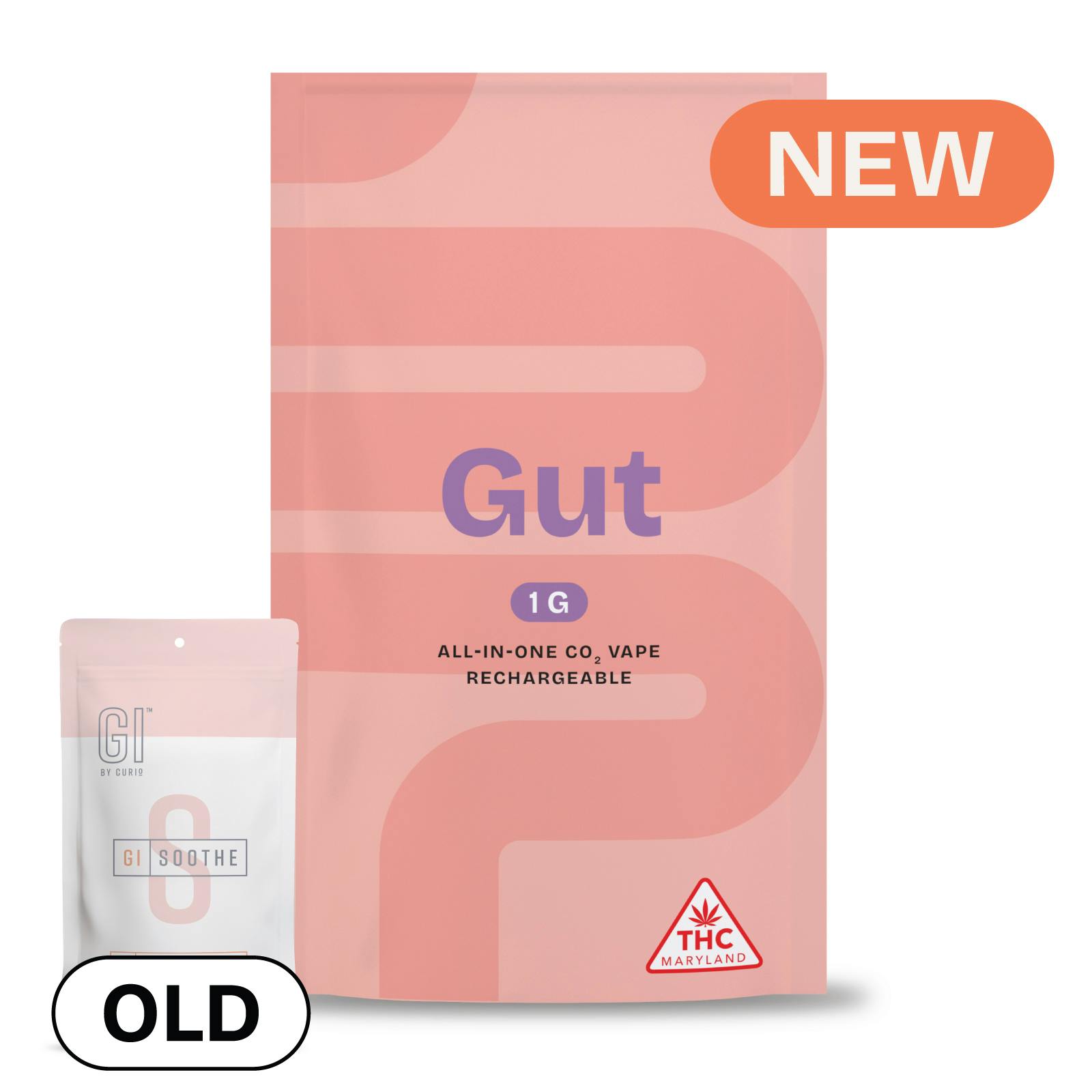Gut CO2 Distillate Cartridge [0.5g] Formerly GI Soothe Vape by Curio Wellness™