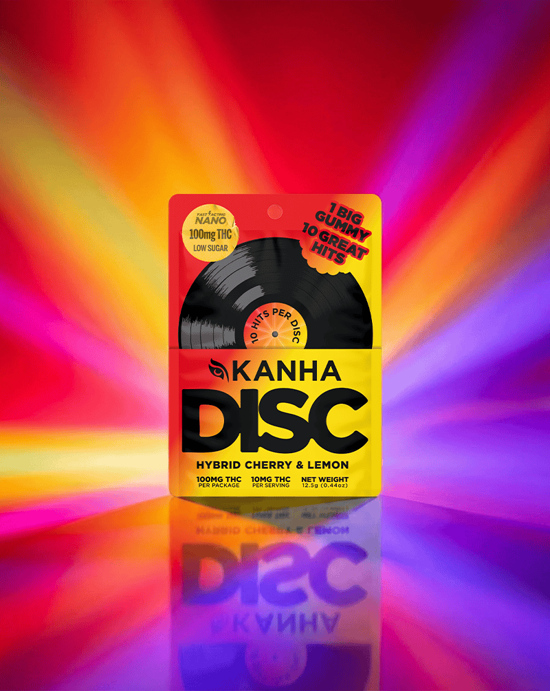 Cherry & Lemon | DISC | Hybrid | 100mg THC | 1-pack by Kanha