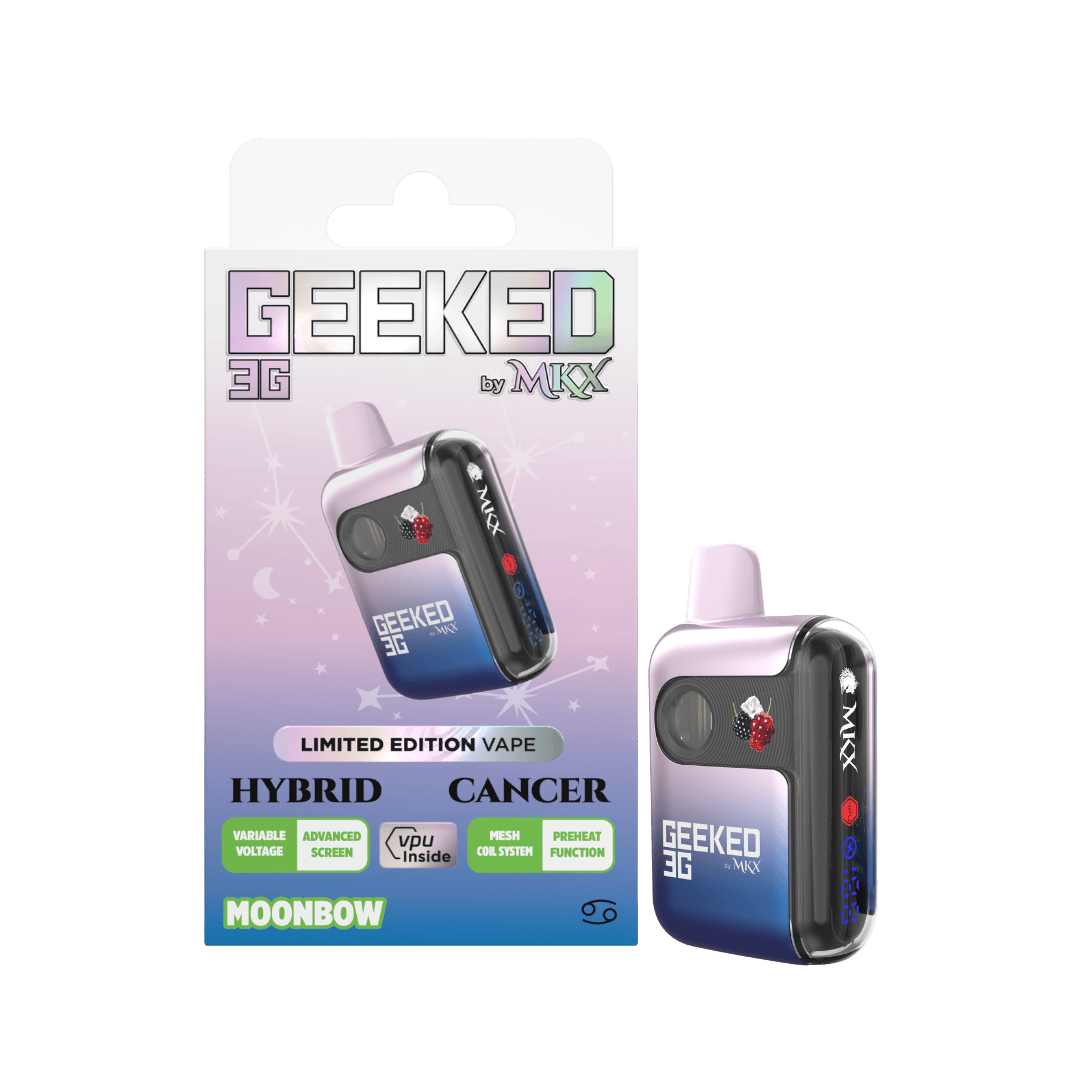 LIMITED EDITION | Geeked 3G Disposable by MKX | Moonbow - MKX Oil Co
