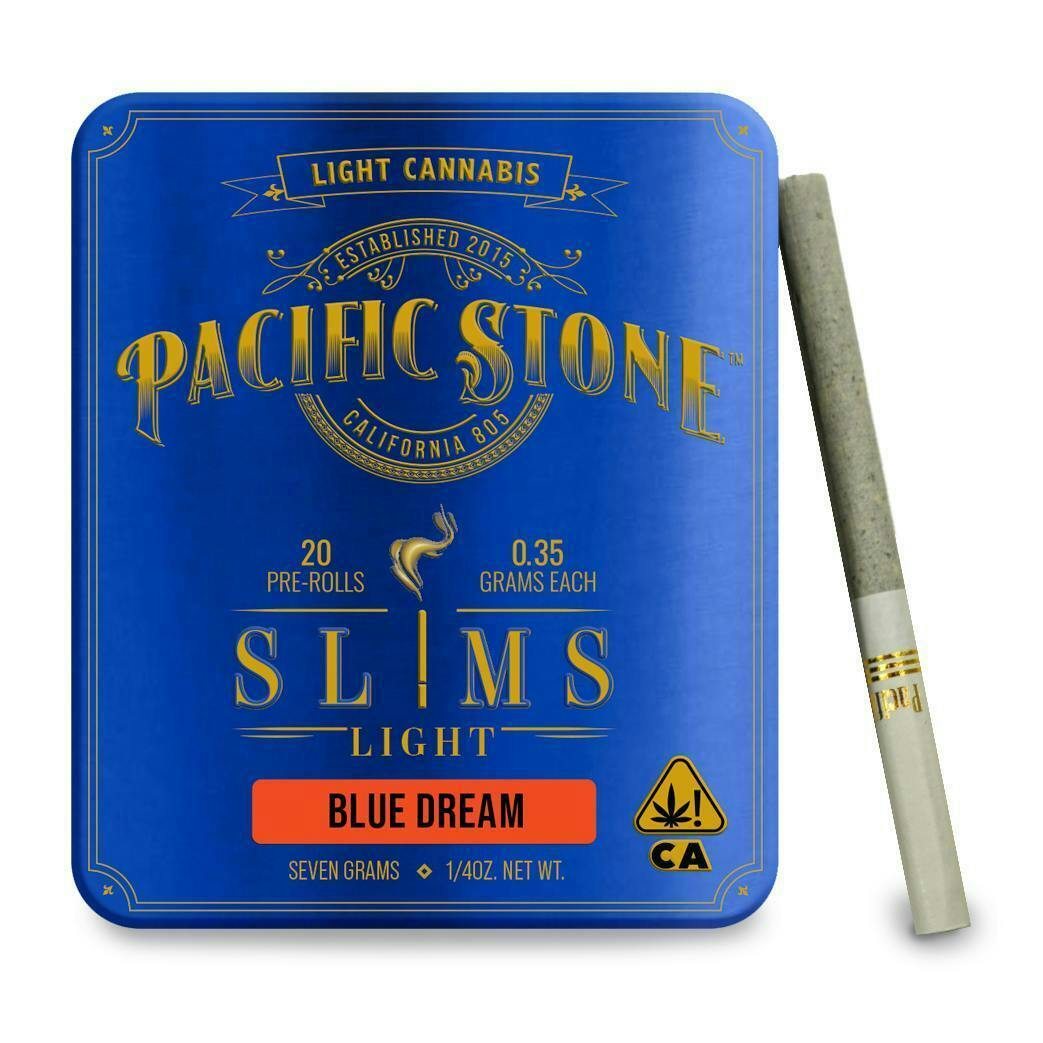 Pacific Stone | Slims Light | Blue Dream | 0.35g each | 20pk at Big Chiefs Kush Waldo