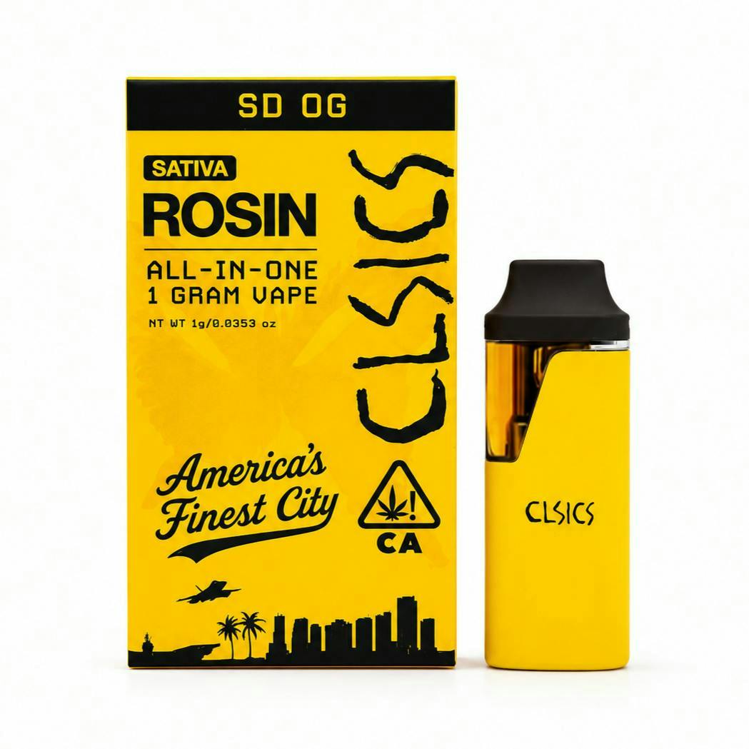 CLSICS Rosin & Rosin Infused Pre Rolls — Sd OG