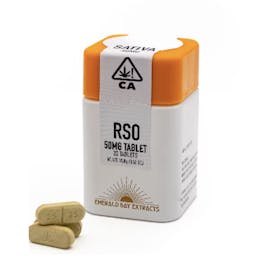 Strawberry Cough | 50mg Tablet | 1000mg Package | Sativa | RSO