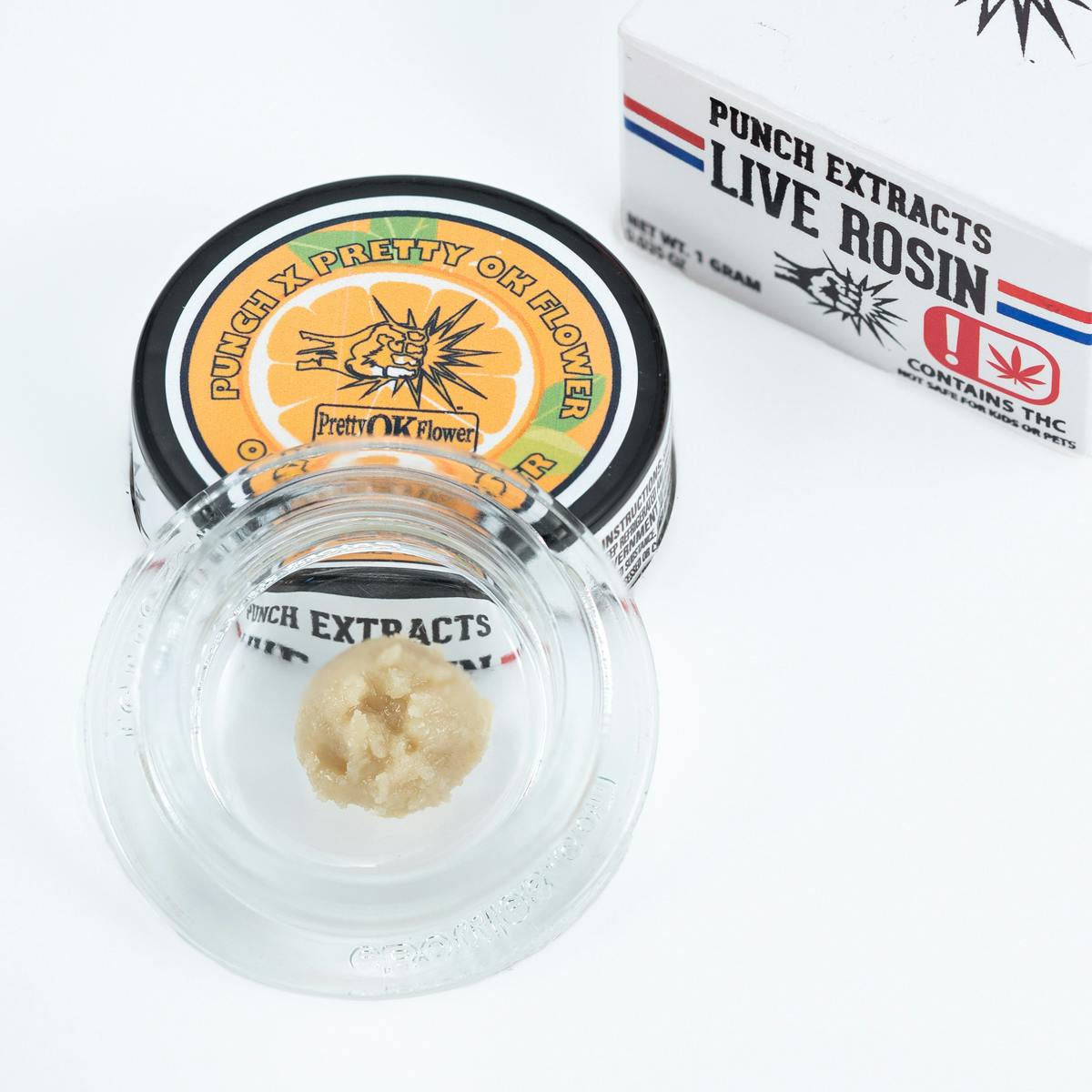 Orange Power Silver Tier Live Rosin Cold Cure Badder (1g)