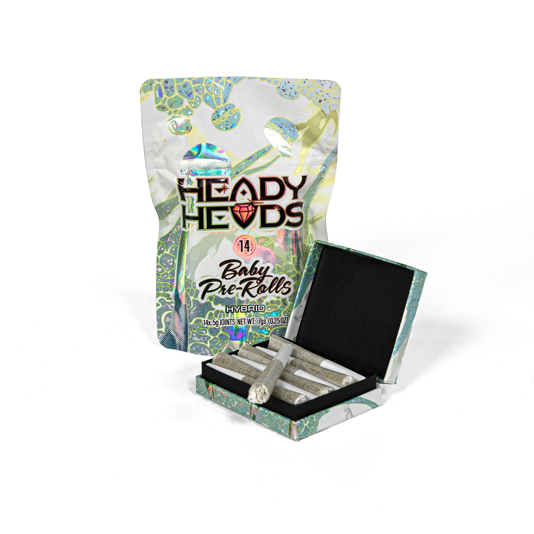 Heady Heads | Blue Jamz | Minis | 0.5g each | 14pk - Heady Heads