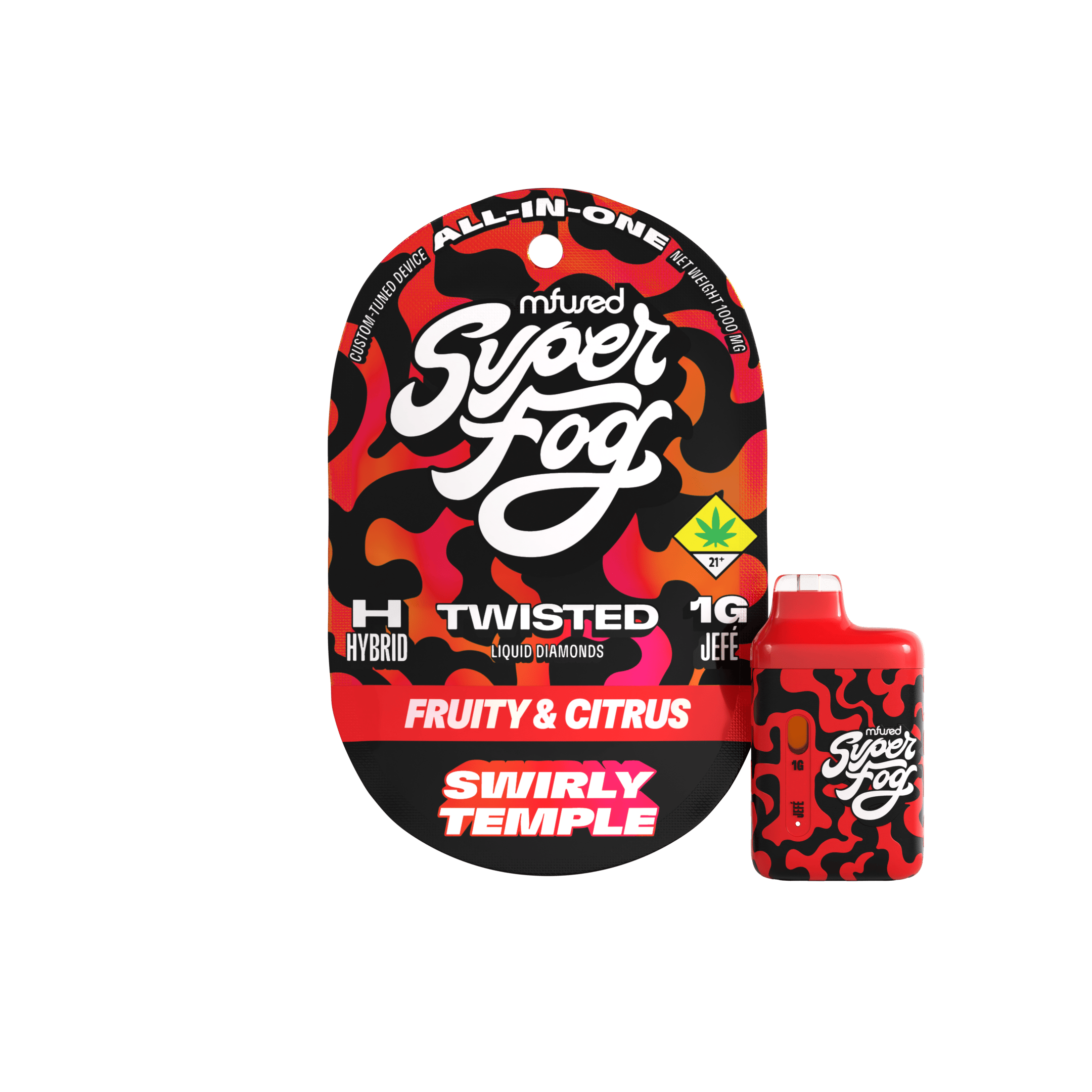TWISTED Liquid Diamonds 1g Jefé - Swirly Temple