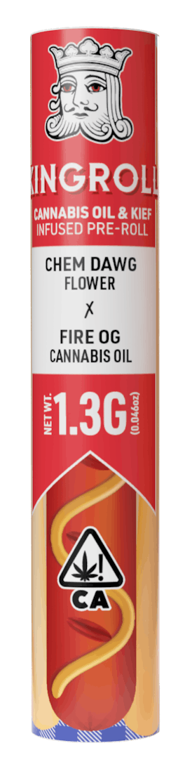 Kingroll 1.3g - 4th of July LTO - Chem Dawg x Fire OG