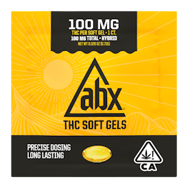 ABX - 100mg THC Soft Gels - 1ct