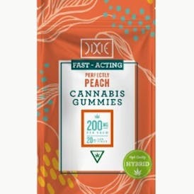 Dixie - Perfectly Peach 200mg Gummies