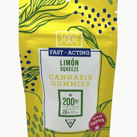 Dixie - Limon Squeeze Fast-Acting 200mg Gummies