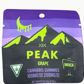 Dixie - PEAK Grape 200mg Gummies