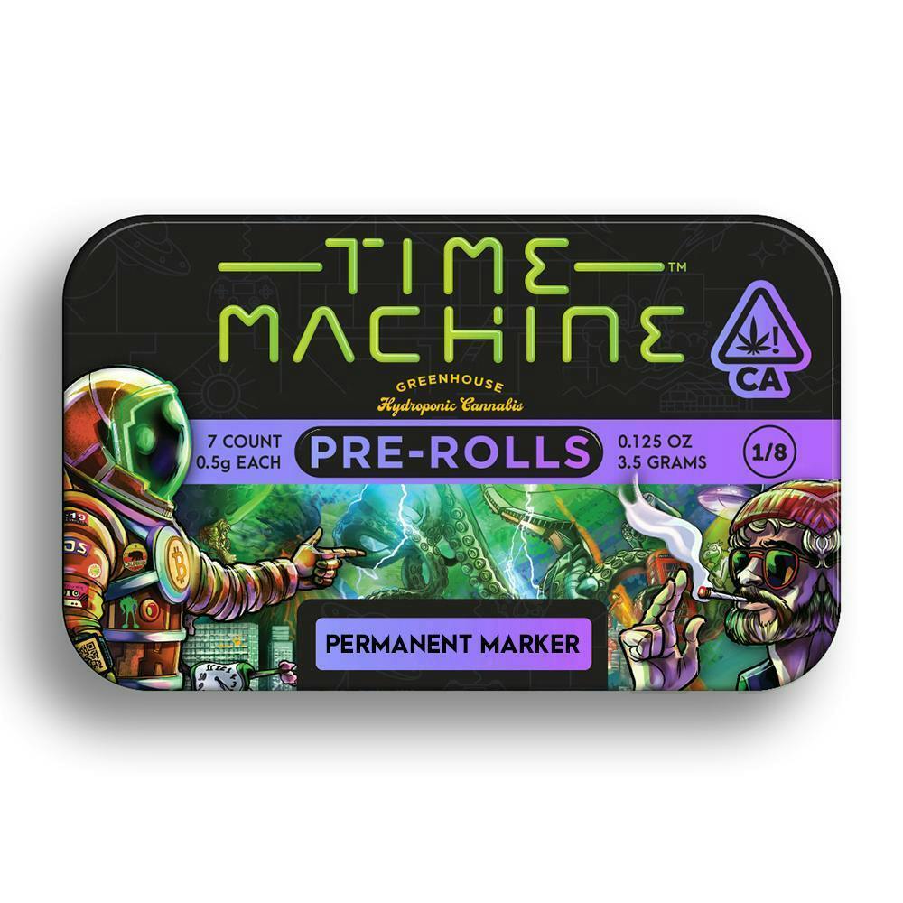 Permanent Marker | Pre-Rolls | 0.5g each | 7pk by Time Machine