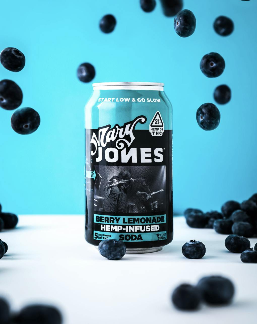 Berry Lemonade Hemp Infused Soda