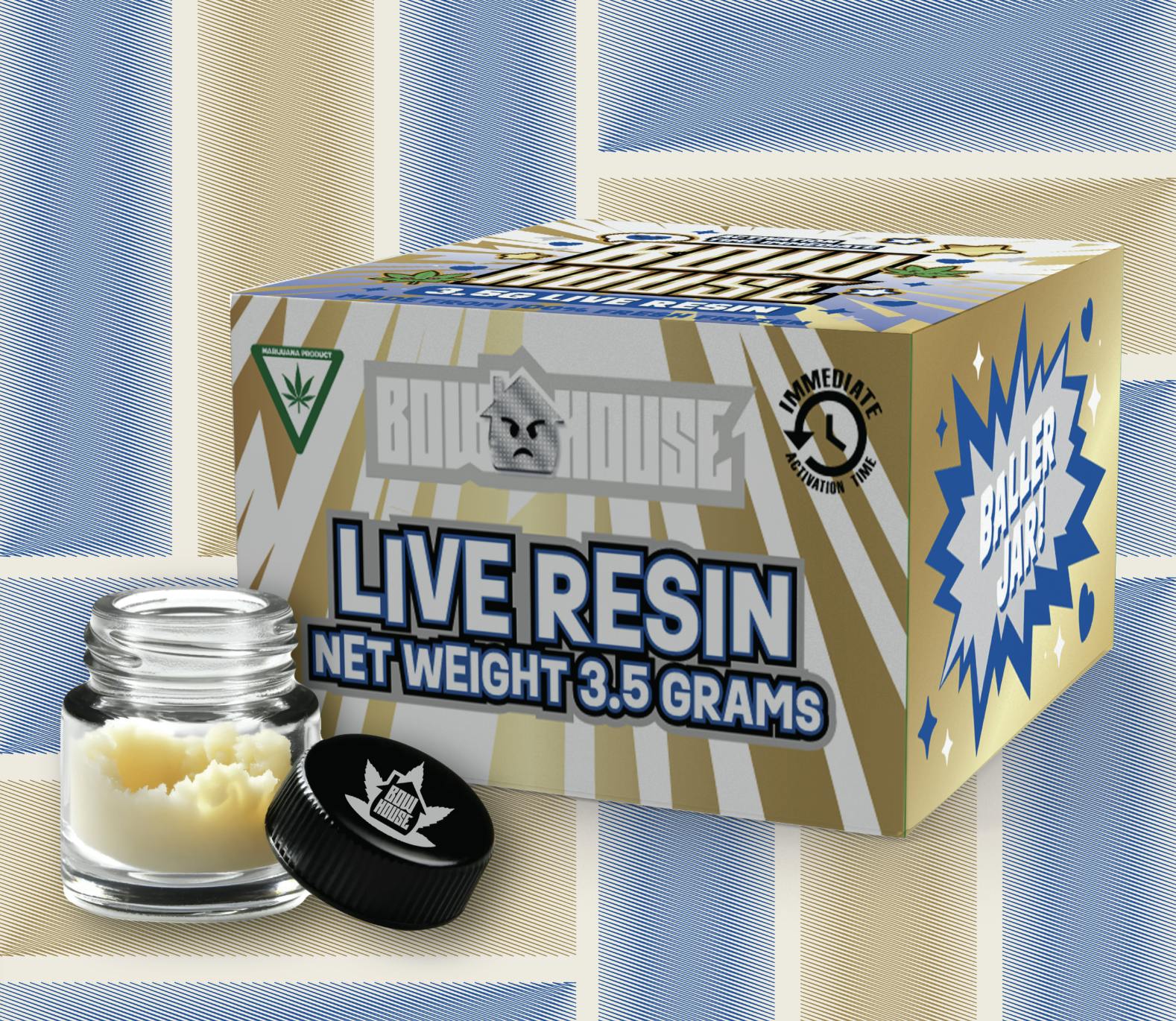 BowHouse | Garlic Budder | Live Resin Badder | 3.5g at Dealz Cannabis Collective