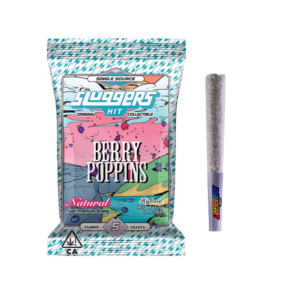 Sluggers - Prerolls - 3.5g 5pk - Berry Poppins
